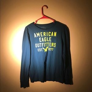 Blue American eagle long sleeve